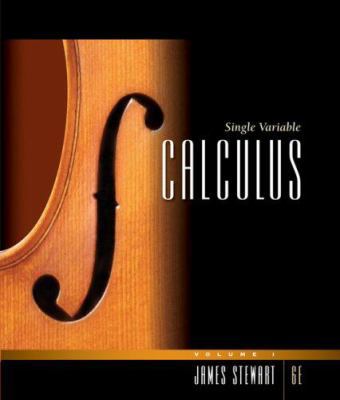 Single Variable Calculus, Volume I: Chapters 1-6 0495384178 Book Cover