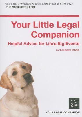 Your Little Legal Companion: Helpful Advice for... 1413306721 Book Cover