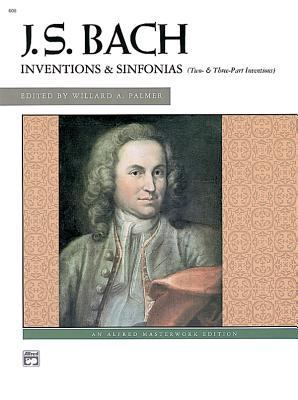 J.s. Bach Inventions & Sinfonias (Two & Three-p... 0882845241 Book Cover