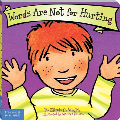 Words Are Not for Hurting (Board Book) 1575427079 Book Cover