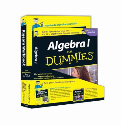 Algebra for Dummies W/Algegra Workbk for Dummies 0470430958 Book Cover