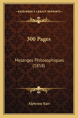 300 Pages: Melanges Philosophiques (1858) [French] 1166760006 Book Cover