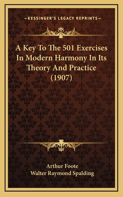 A Key To The 501 Exercises In Modern Harmony In... 1165282003 Book Cover