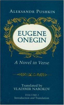 Eugene Onegin A Novel in Verse Text by Pushkin,... B0092JHMQ0 Book Cover