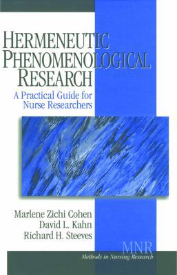 Hermeneutic Phenomenological Research: A Practi... 0761917209 Book Cover