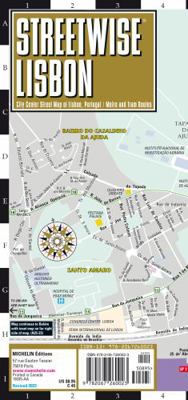 Streetwise Lisbon Map: Laminated City Center St... 2067260022 Book Cover
