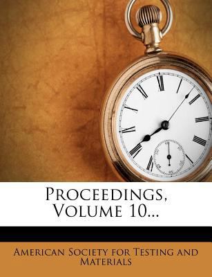 Proceedings, Volume 10... 1274535727 Book Cover