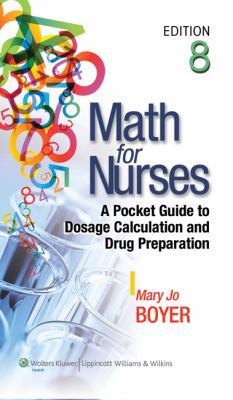 Math for Nurses 1609136802 Book Cover