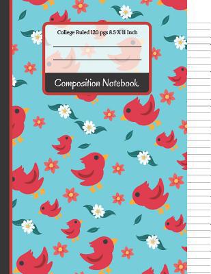 Composition Notebook: Pretty Floral and Bloom C... 1073053474 Book Cover