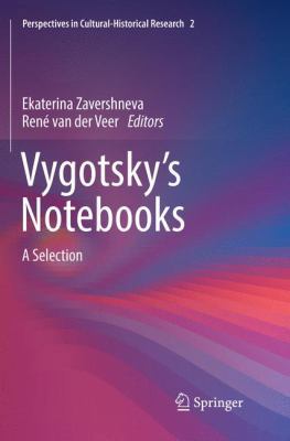 Vygotsky's Notebooks: A Selection 9811351856 Book Cover