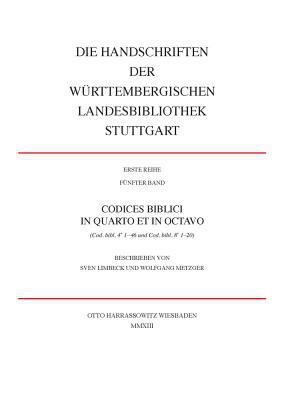 Die Handschriften Der Wurttembergischen Landesb... [German] 3447100575 Book Cover