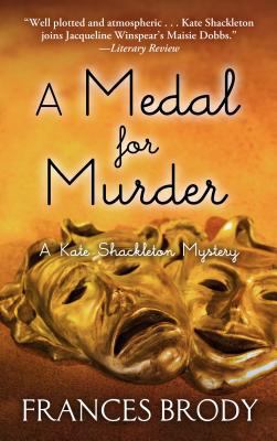 A Medal for Murder (A Kate Shackleton Mystery) [Large Print] 1410458865 Book Cover