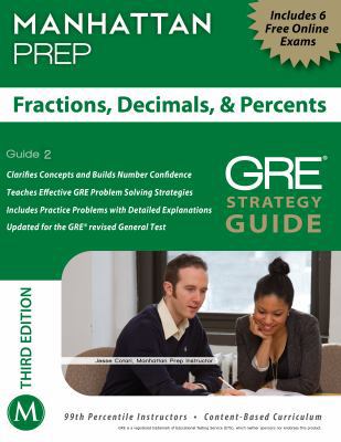 Fractions, Decimals, & Percents GRE Strategy Gu... 1935707922 Book Cover