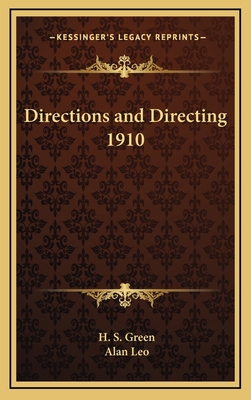 Directions and Directing 1910 1168974739 Book Cover
