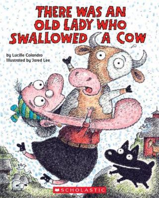 There Was an Old Lady Who Swallowed a Cow 1338272004 Book Cover