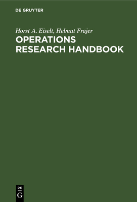 Operations Research Handbook: Standard Algorith... 3110070553 Book Cover