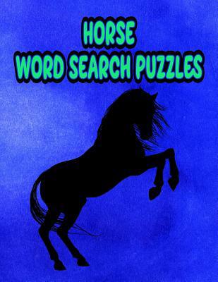 Horse Word Search Puzzles 1099527821 Book Cover
