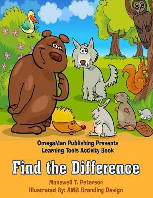 Find The Difference Activity Book 1985387638 Book Cover