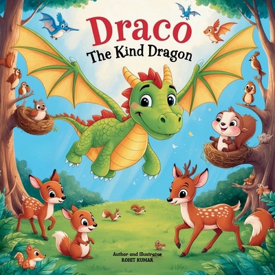 Draco the Kind Dragon B0DJLNF1C7 Book Cover