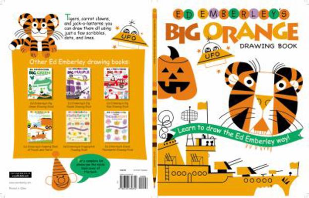 Ed Emberley's Big Orange Drawing Book 0316789755 Book Cover