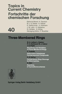 Three-Membered Rings 3662158752 Book Cover