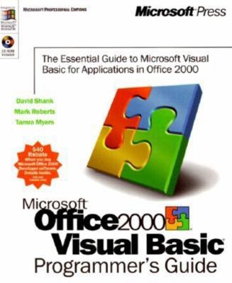 Microsoft Office 2000/Visual Basic: Programmer'... 1572319526 Book Cover
