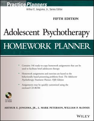 Adolescent Psychotherapy Homework Planner [With... 1118076737 Book Cover