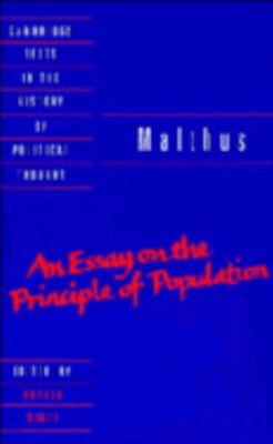 Malthus: 'An Essay on the Principle of Population' 0521419549 Book Cover