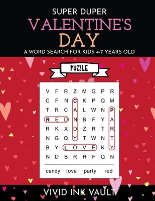 SUPER DUPER Valentine's Day - A Word Search for... B08TW5FM2S Book Cover