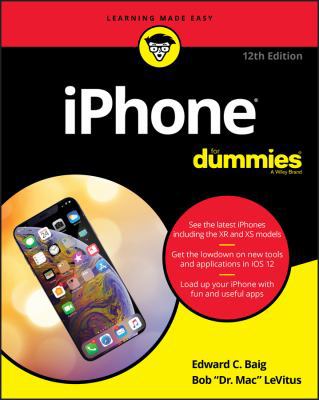 iPhone For Dummies, 12th Edition 1119520096 Book Cover