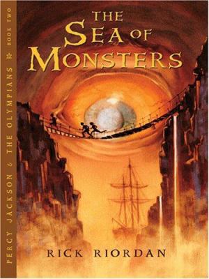 The Sea of Monsters (Percy Jackson and the Olym... [Large Print] 0786290749 Book Cover
