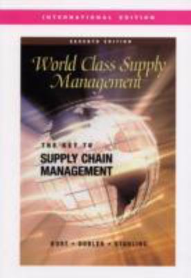 World Class Supply Management 0071236279 Book Cover