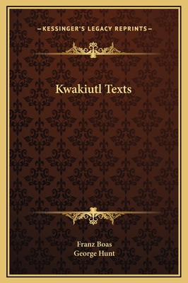 Kwakiutl Texts 1169258964 Book Cover