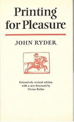 Printing for Pleasure 0370104439 Book Cover