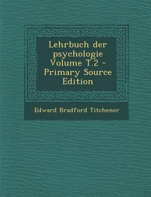 Lehrbuch Der Psychologie Volume T.2 [German] 1289595402 Book Cover