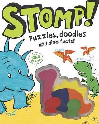 Stomp! - Dinosaur Activity Book with Shaped Cra... 1445467828 Book Cover