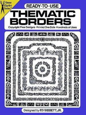 Ready-To-Use Thematic Borders 0486242544 Book Cover