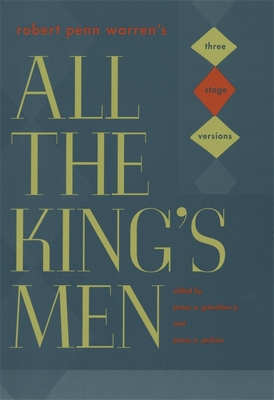 Robert Penn Warren's "All the King's Men": Thre... 0820320978 Book Cover