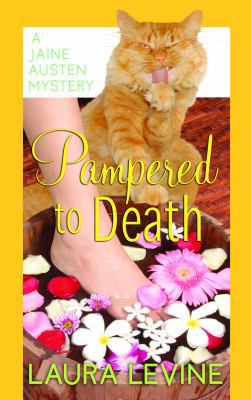 Pampered to Death [Large Print] 1611731666 Book Cover