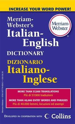 Merriam-Webster's Italian-English Dictionary [Italian] 0877798583 Book Cover