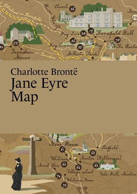 Charlotte Bronte: Jane Eyre Map 9198945602 Book Cover
