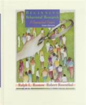 Beginning Behavioral Research: A Conceptual Primer 013791542X Book Cover