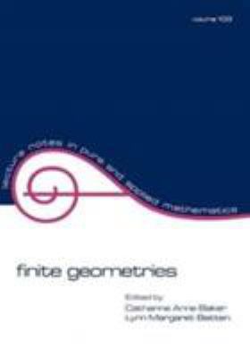 Finite Geometries 0824774884 Book Cover