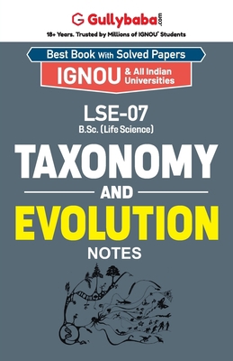 LSE-07 Taxonomy and Evolution 9382688560 Book Cover