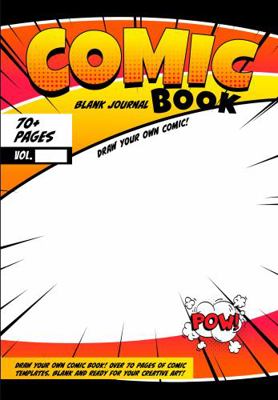 Paperback Comic Book Blank Journal : A Draw-Your-Own Comic Book Journal Book