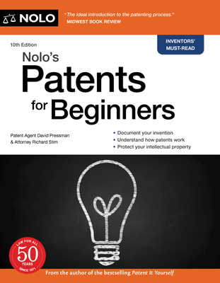 Nolo's Patents for Beginners 1413328687 Book Cover