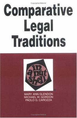 Comparative Legal Traditions 0314214747 Book Cover