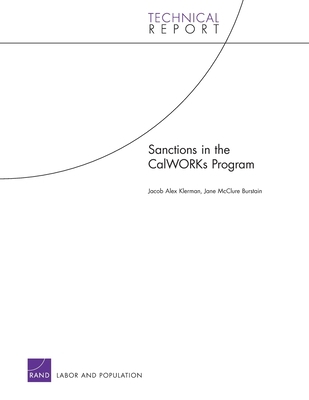 Sanctions in the CalWORKs Program 0833042335 Book Cover