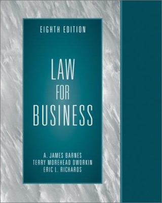 Law for Business 0072488263 Book Cover
