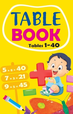 Table Book: Tables 1 to 40 9381438307 Book Cover